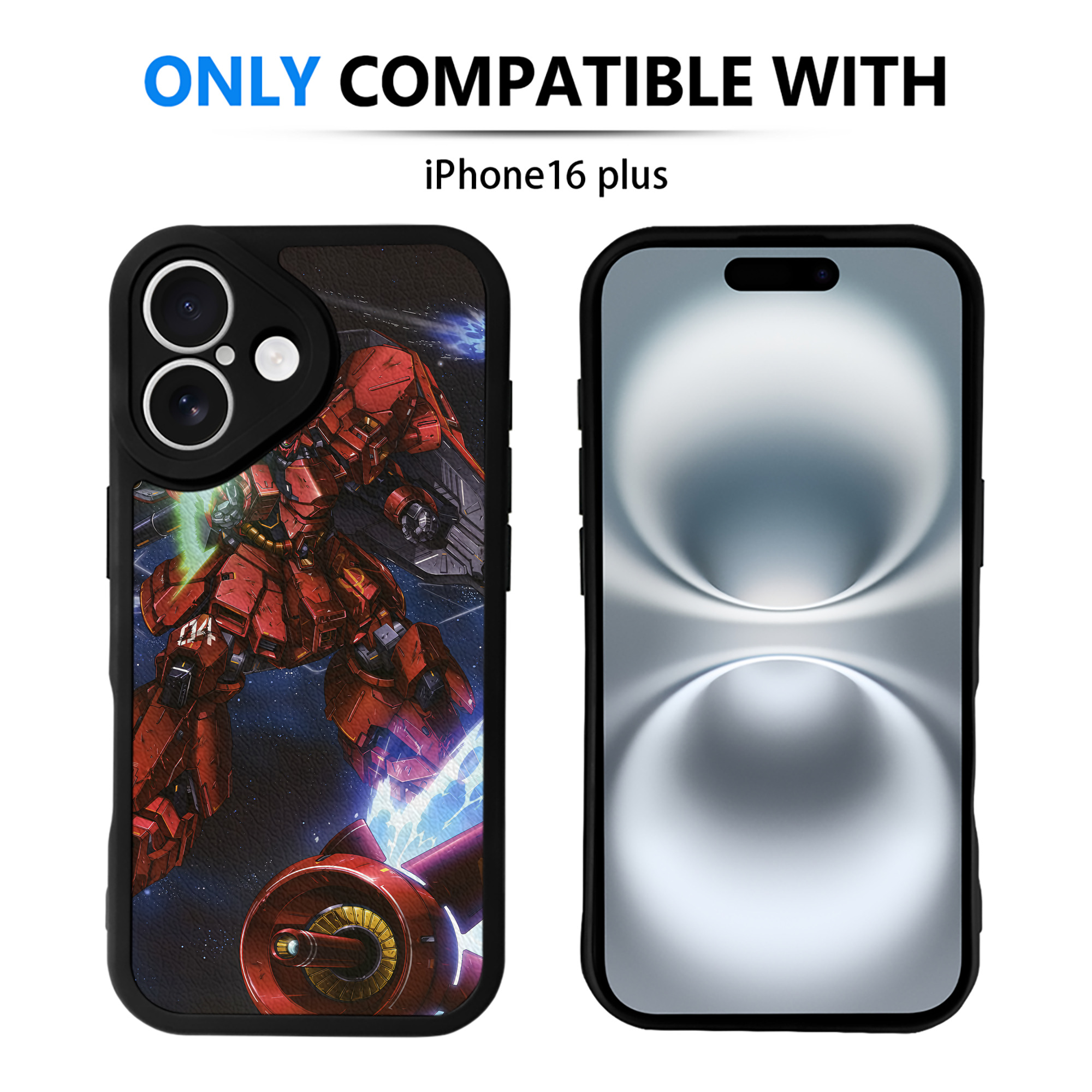 （画像用） 機動戦士ガンダム Mobile Suit Gundam 【iPhone 16シリーズ対応】シリコンスマホケース（レザー調） 材質：シリコン